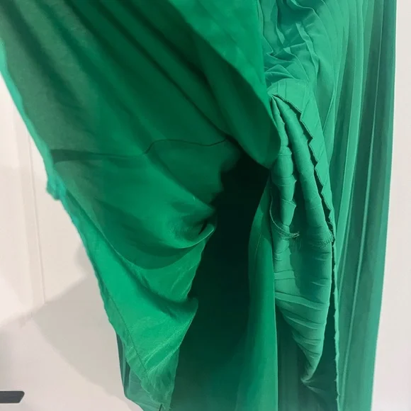 J. Crew Vibrant Green Midi A-Line Skirt - Picture 5 of 6